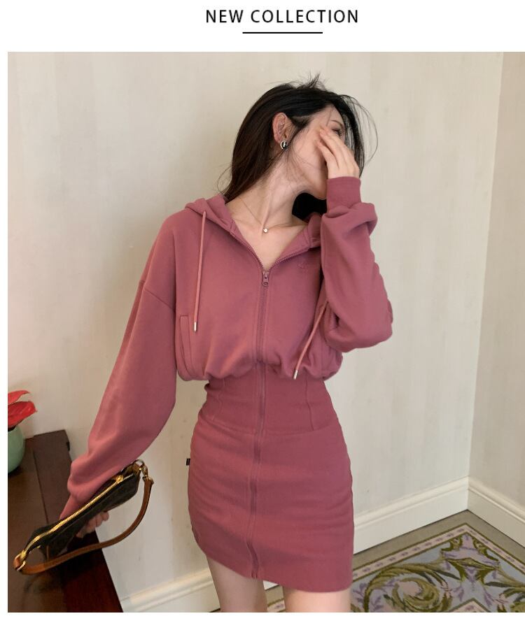 【dress】フード付きワンピース　M18720