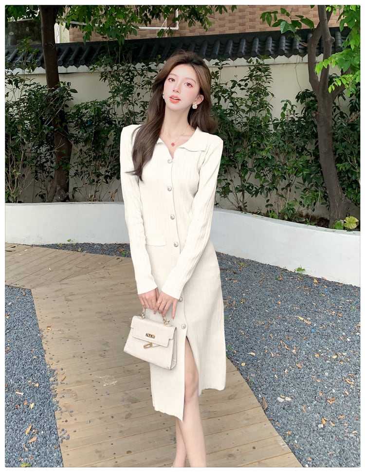 【dress】ニットワンピース　M25802