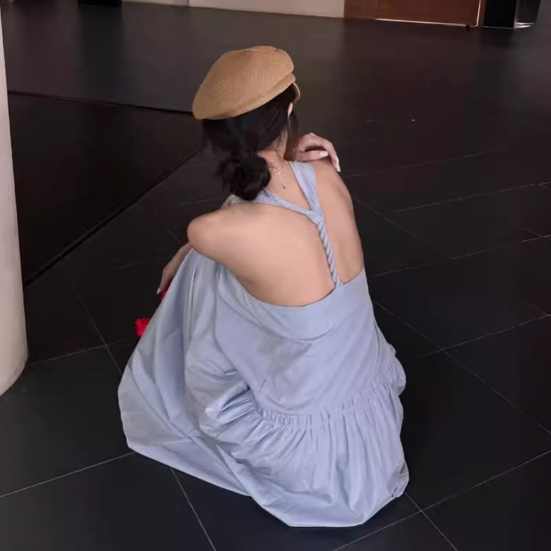 【dress】バックレスワンピース　M24358