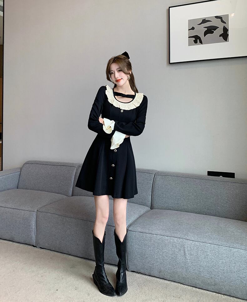 【dress】ドッキングワンピース　M19045