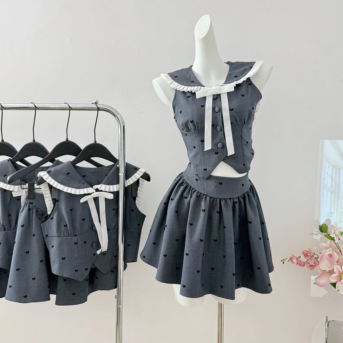 【set】リボンプリントセット　M24601