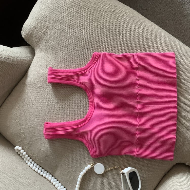 【tops】ニットキャミソール　M25468