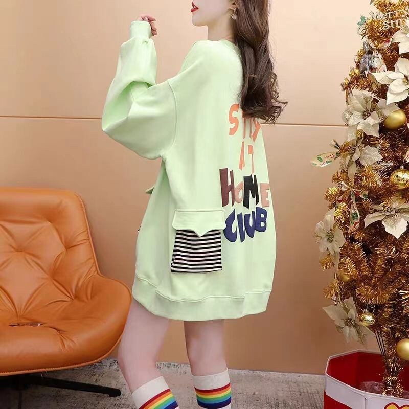 【tops】クルーネックパーカー　M18556