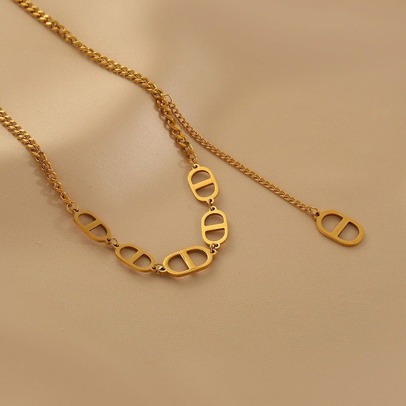 【小物】ファッションネックレスアクセサリーF8193