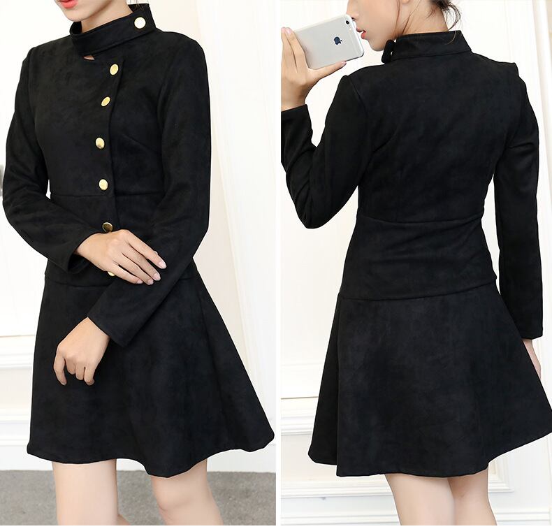 【dress】ボタンデザインワンピース　M18454