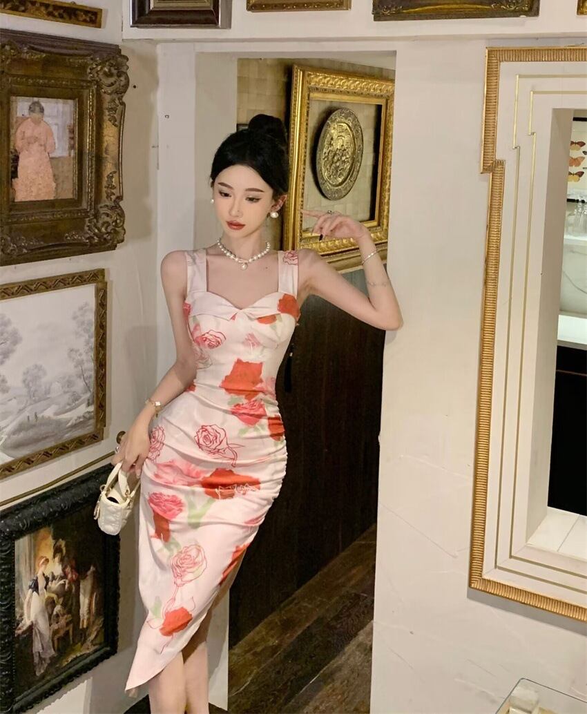 【dress】プリントキャミワンピース G20131