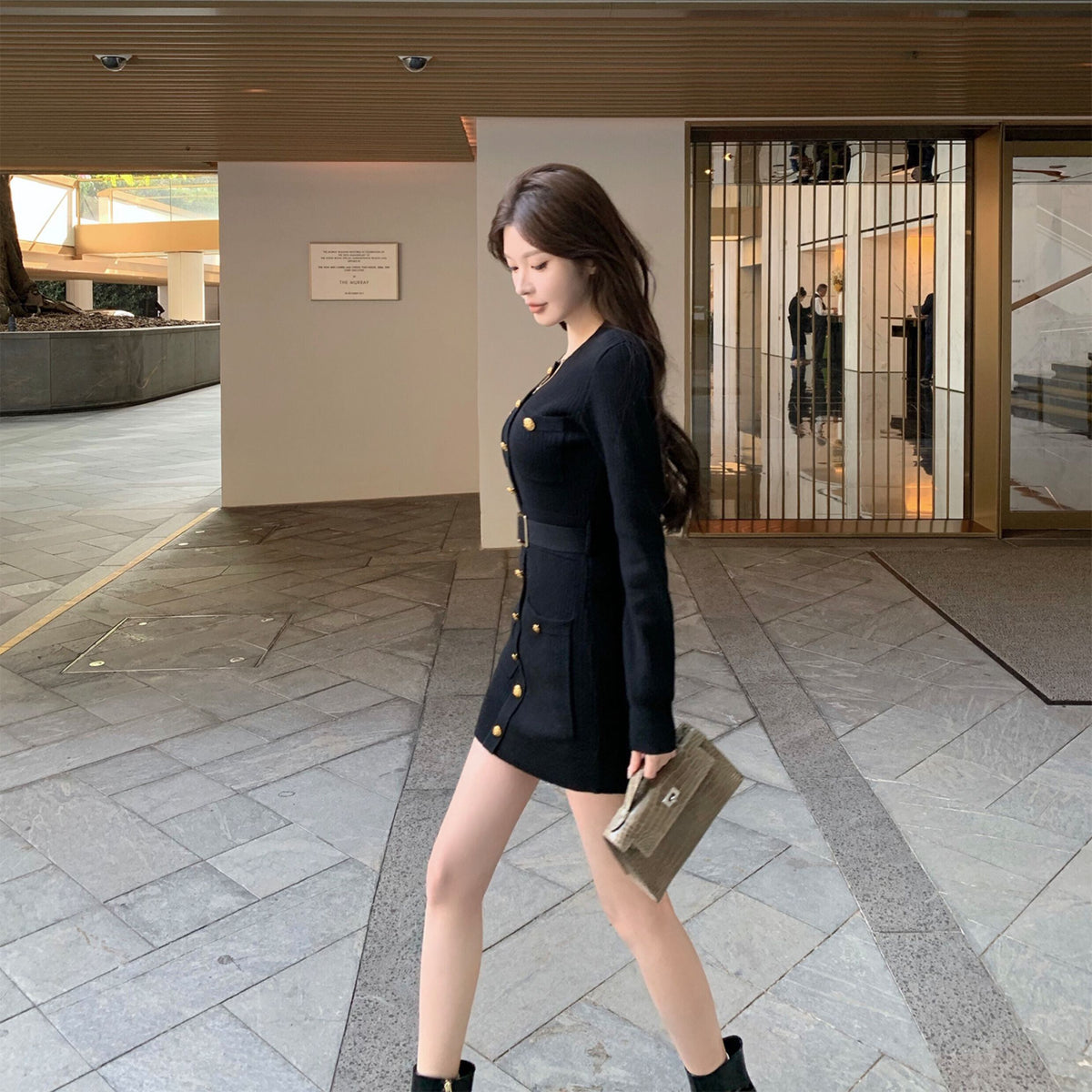 【dress】ニットワンピース　N3349