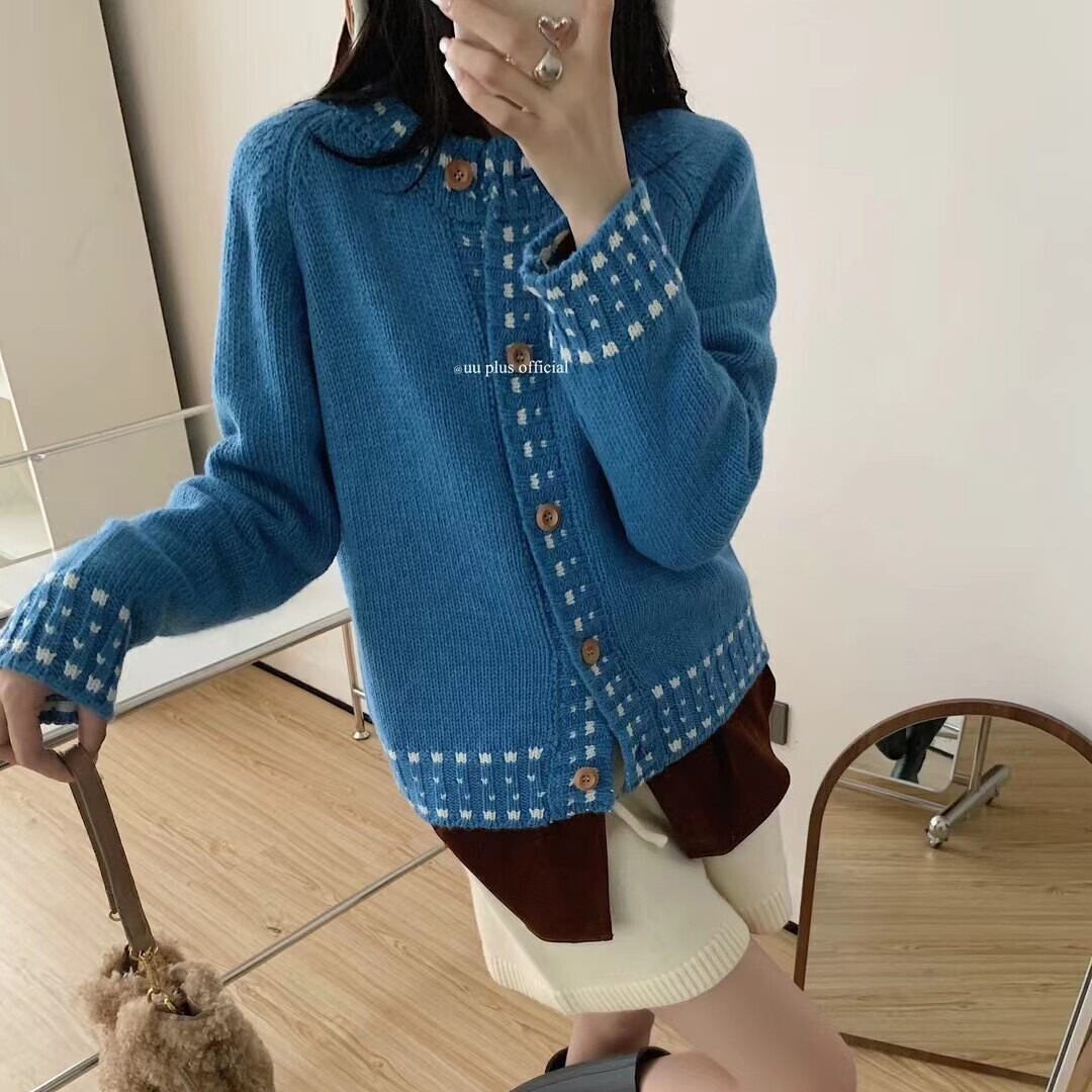 【outer】ニットカーデ　M27193