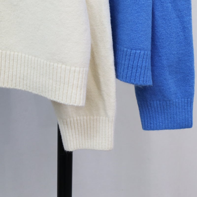 【outer】ファスナーニットカーデ　M27437