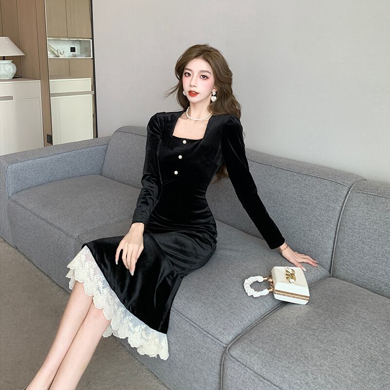 【dress】マーメイドワンピース　M18538