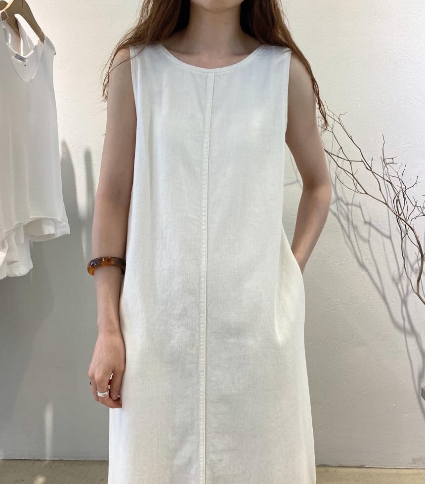 【dress】デニムベストワンピース　M23881