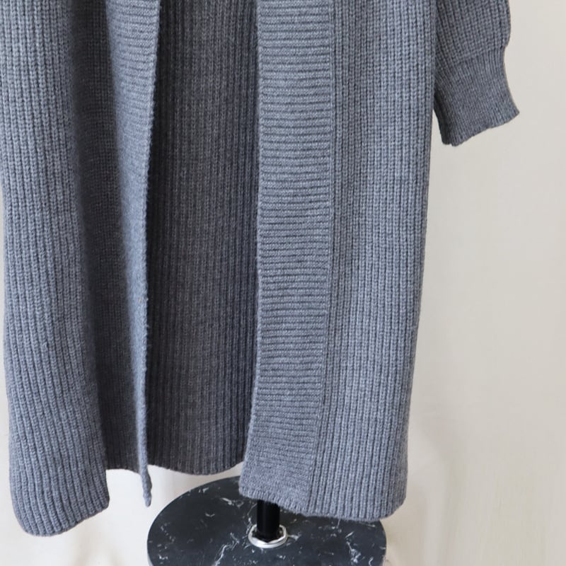 【outer】ロング丈ニットカーデ　M27043