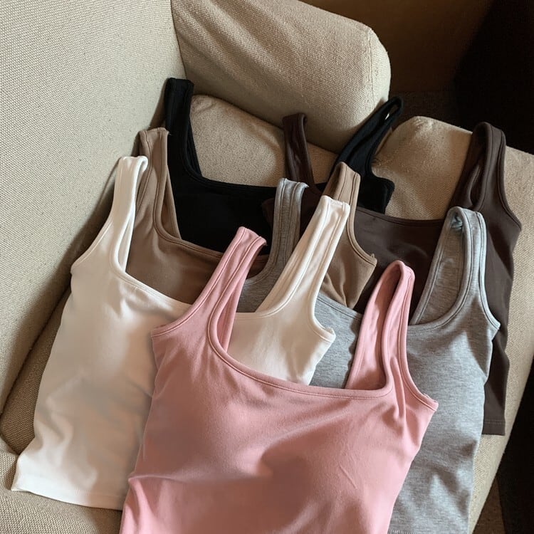 【tops】カップ付きキャミソール　M29525