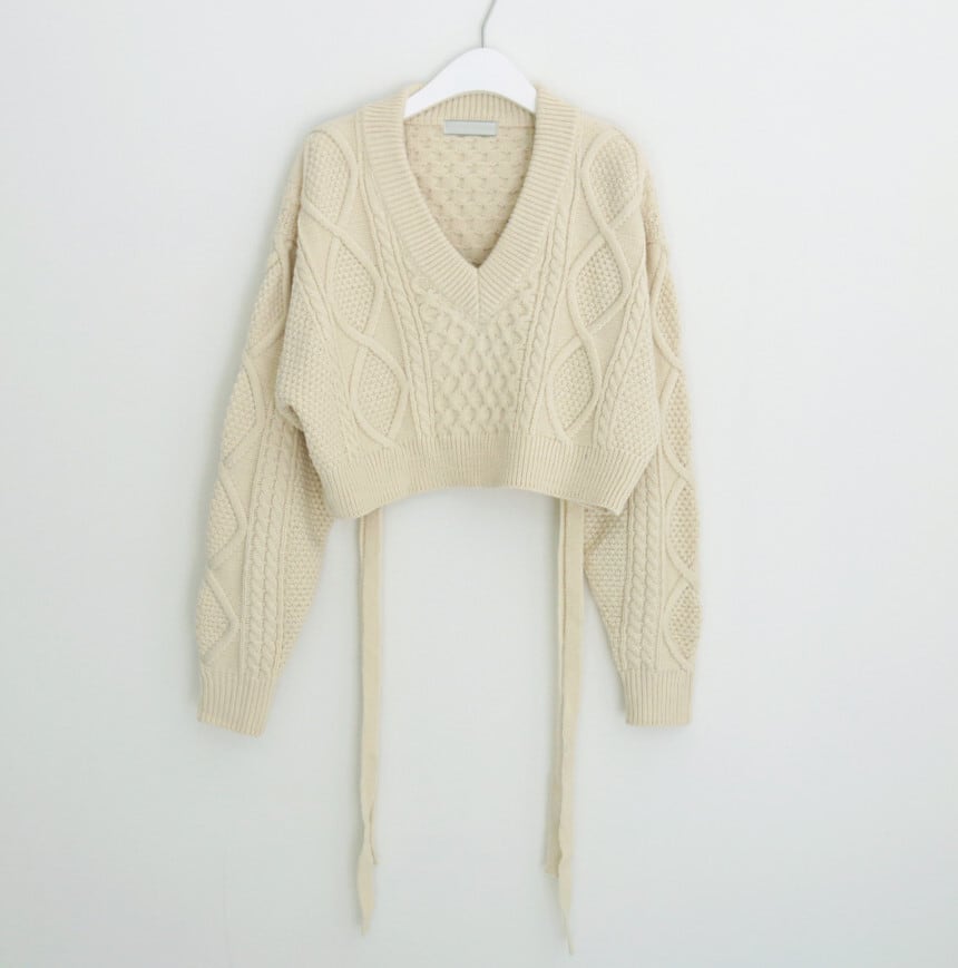【tops】ニットセーター　M25602