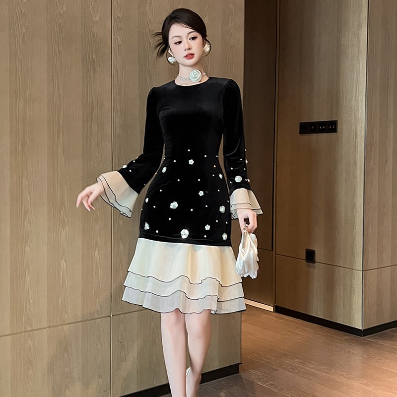 【dress】ドッキングデートワンピース　M29704