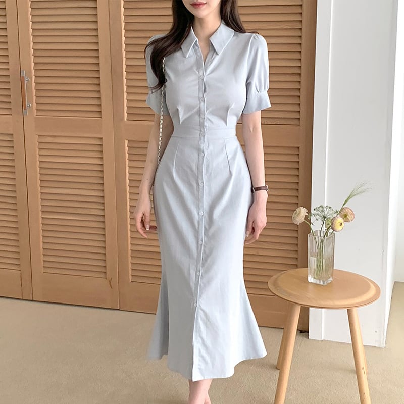 【dress】シャツワンピース　M24721