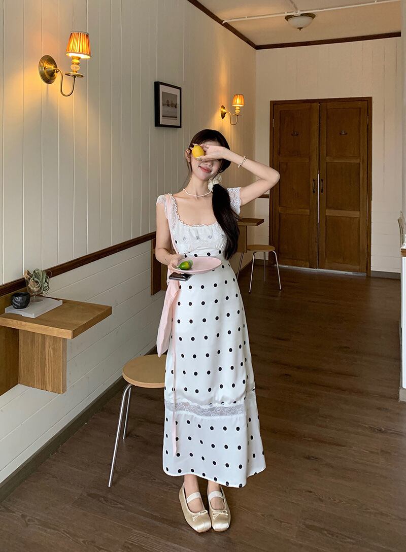 【dress】レースキャミワンピース G20425