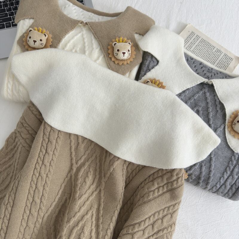 【tops】ドールカラーニットセーター　M27792