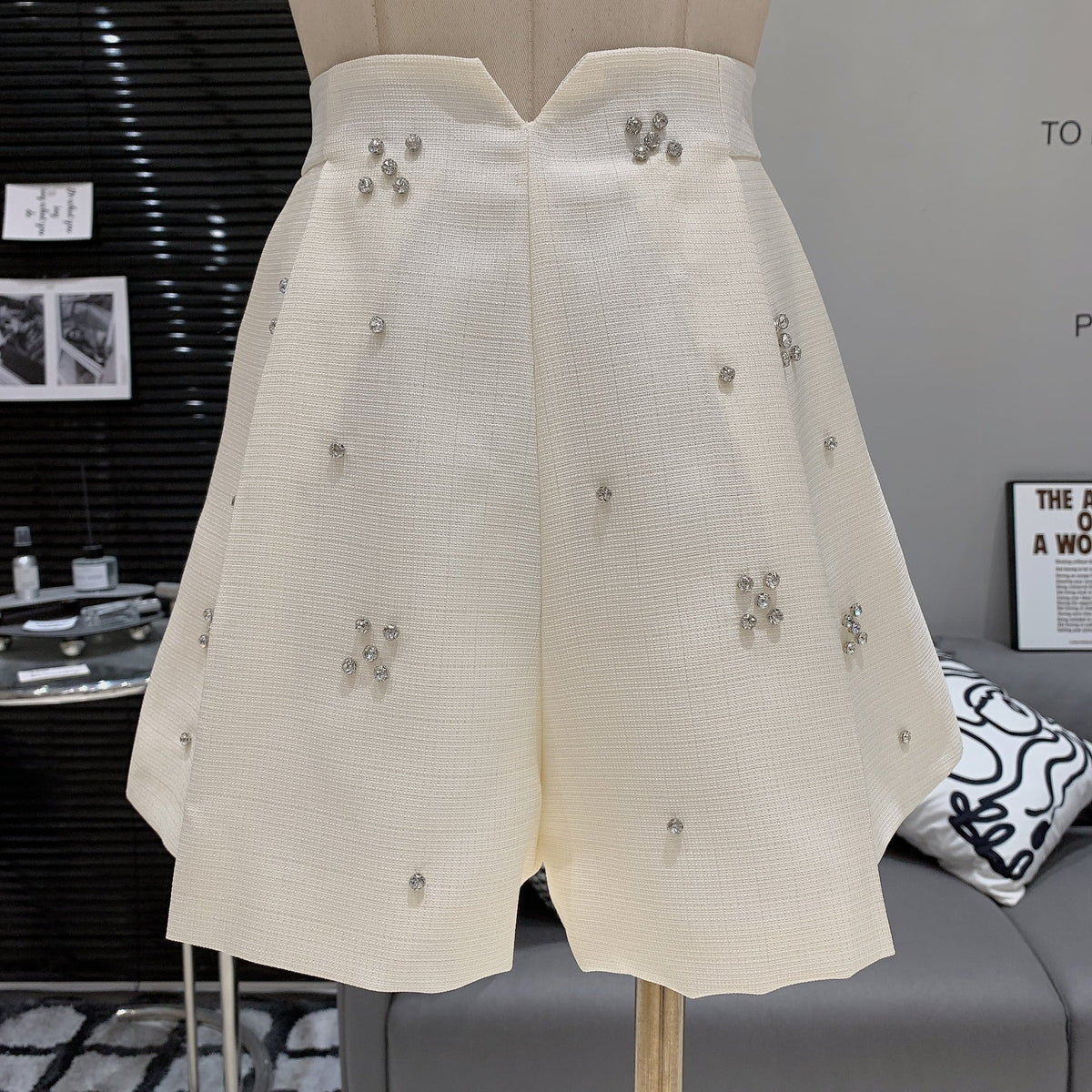 【set】ビジュージャケット×ショートパンツセット　M24490