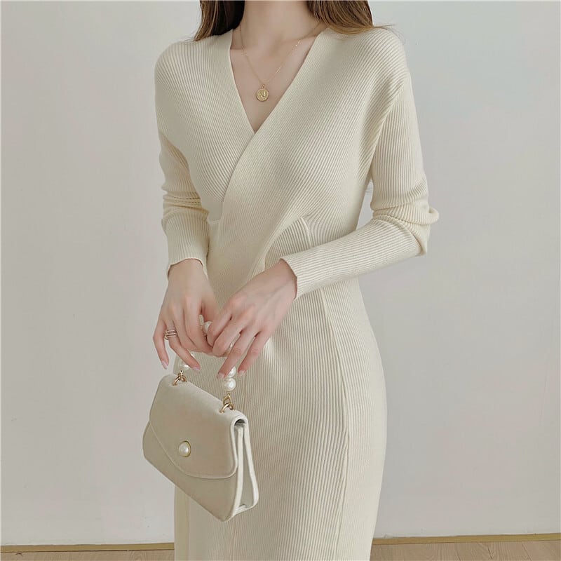 【dress】ニットワンピース　M25539
