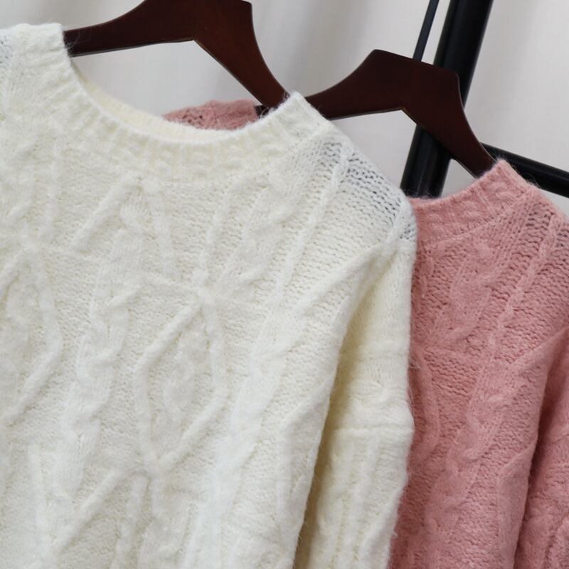【tops】クルーネックニットセーター　M27746