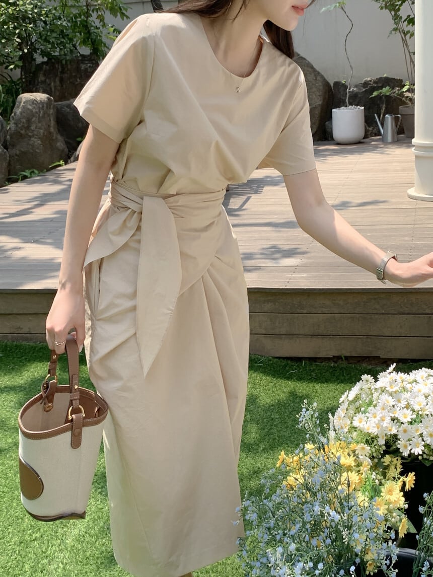 【dress】無地ワンピース　M24810