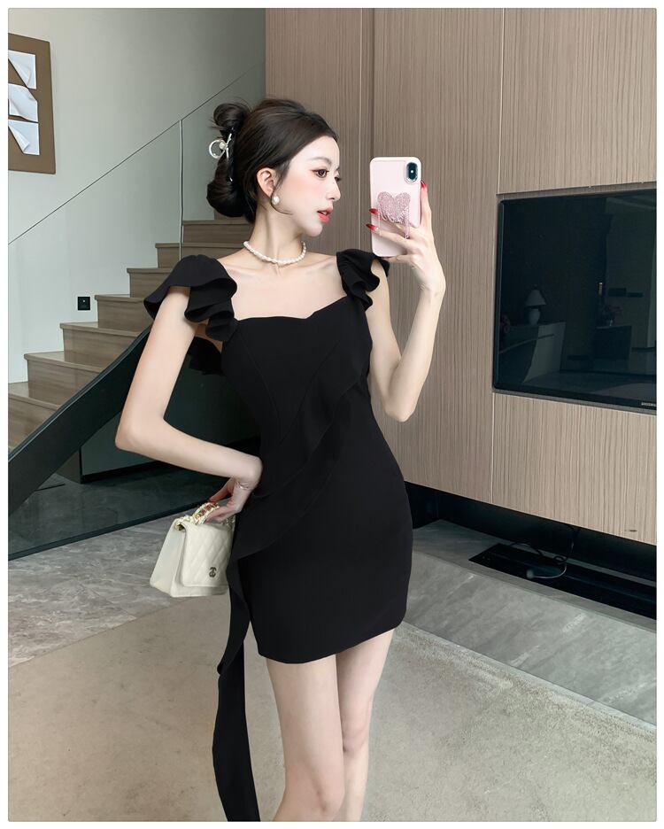 【dress】フリルタイトキャミワンピース G20255