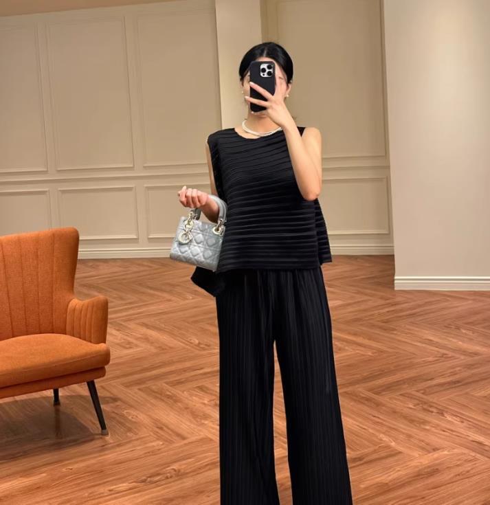 【set】イレギュラータンクトップ+ガウチョパンツ２点セットF7418