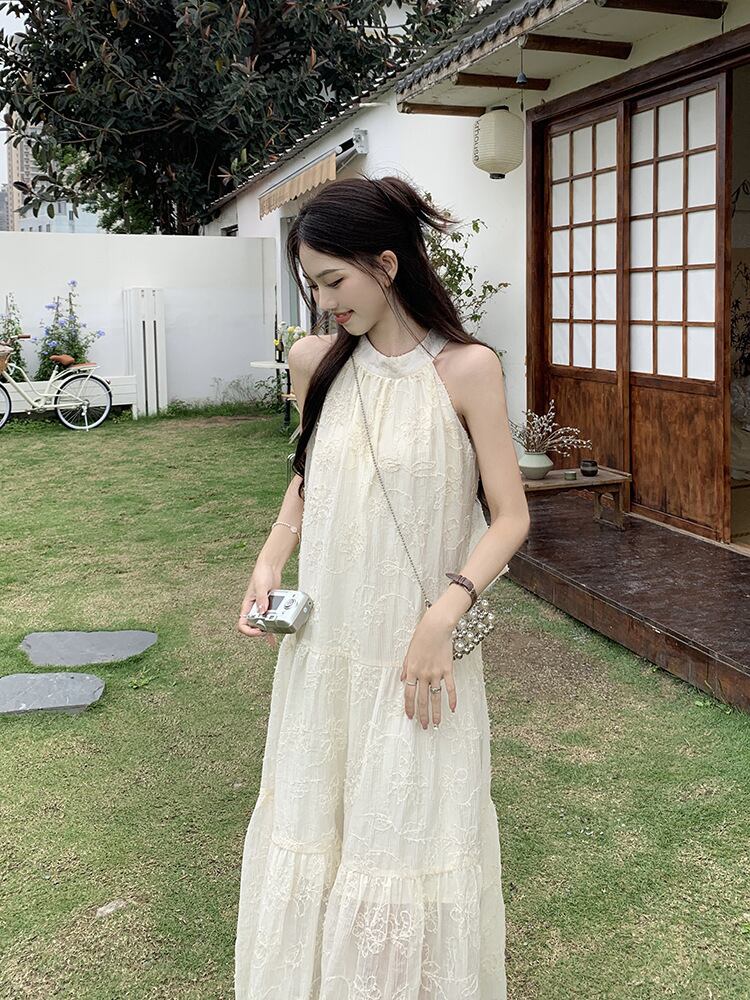 【dress】ホルターネックワンピース G20437