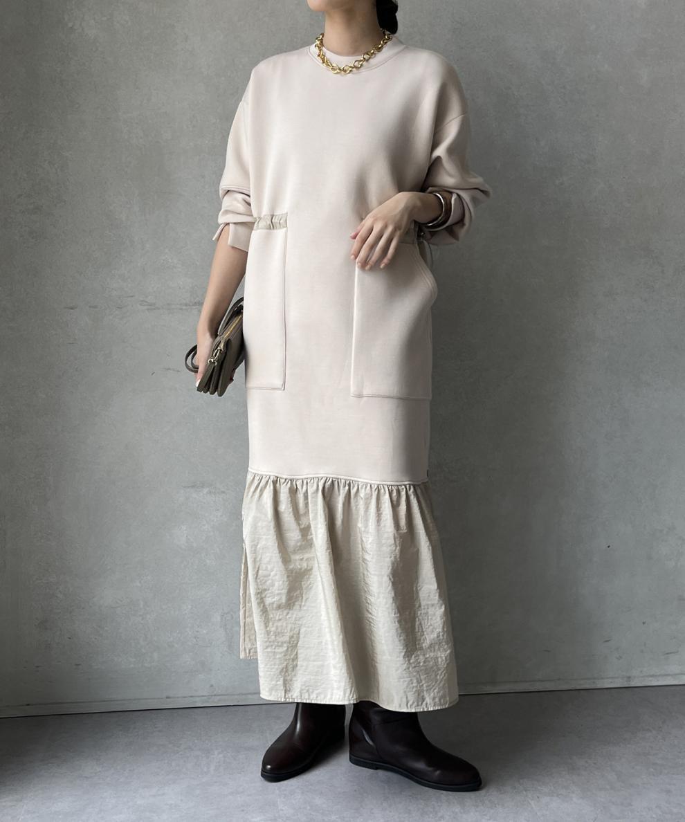 【dress】フレアドッキングカジュアルワンピース　N2899