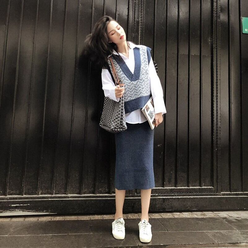 【set】秋フランス風上品な質感!気質満点お洒落レトロスウィート着心地良い3点セット G2465