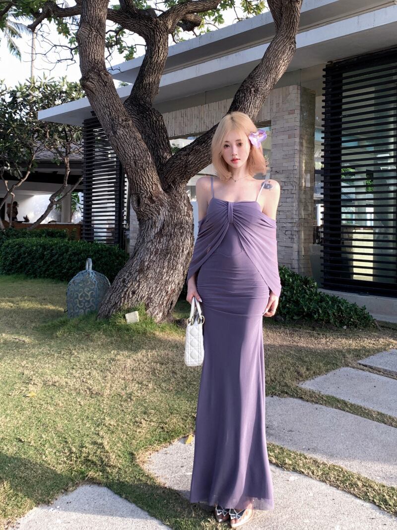 【dress】ドッキングキャミワンピース　M29833