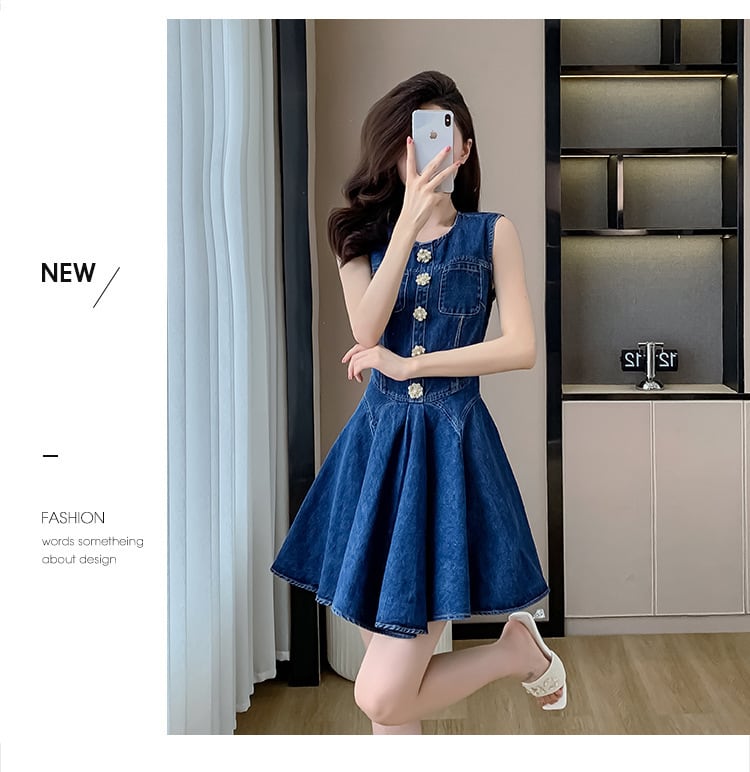 【dress】デニムワンピース　M24150
