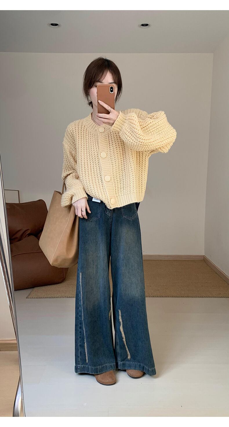 【outer】ニットカーデ　M19173