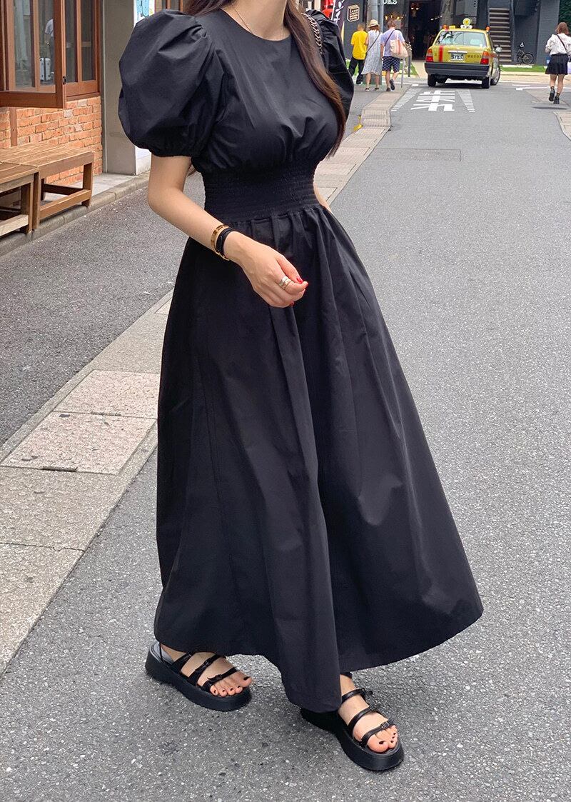 【dress】パフスリーブワンピース　M29779