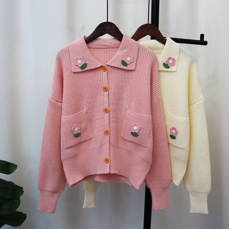 【outer】ニットカーデ　M25388