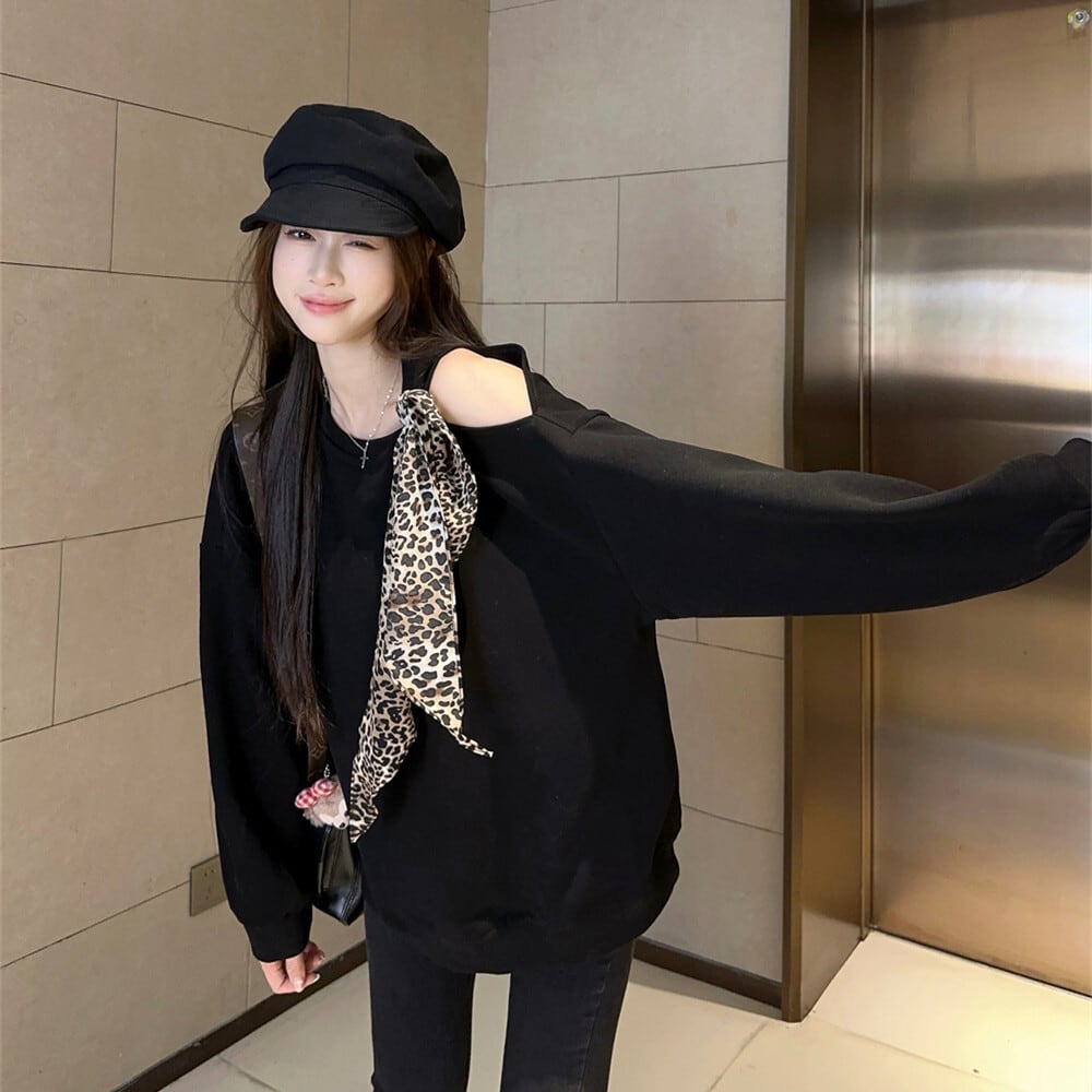 【tops】オフショルダープルオーバー　M27629
