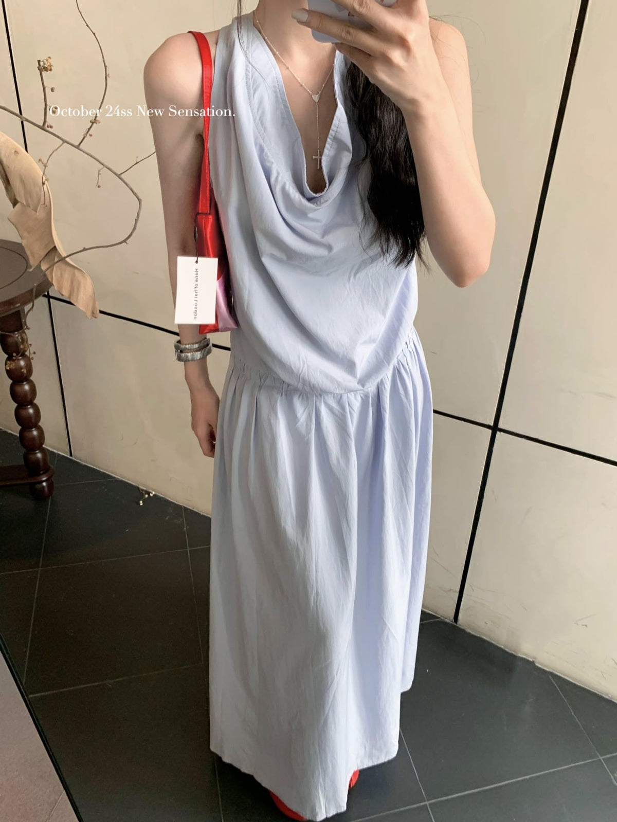 【dress】バックレスワンピース　M24358