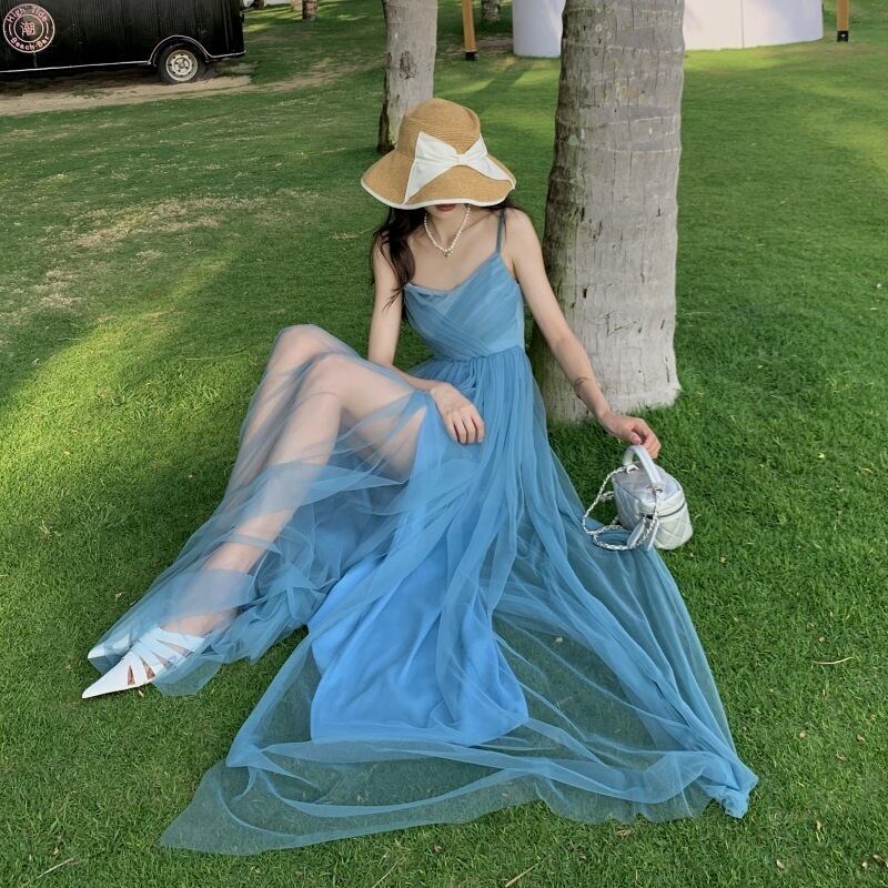 【dress】メッシュキャミワンピース G20474