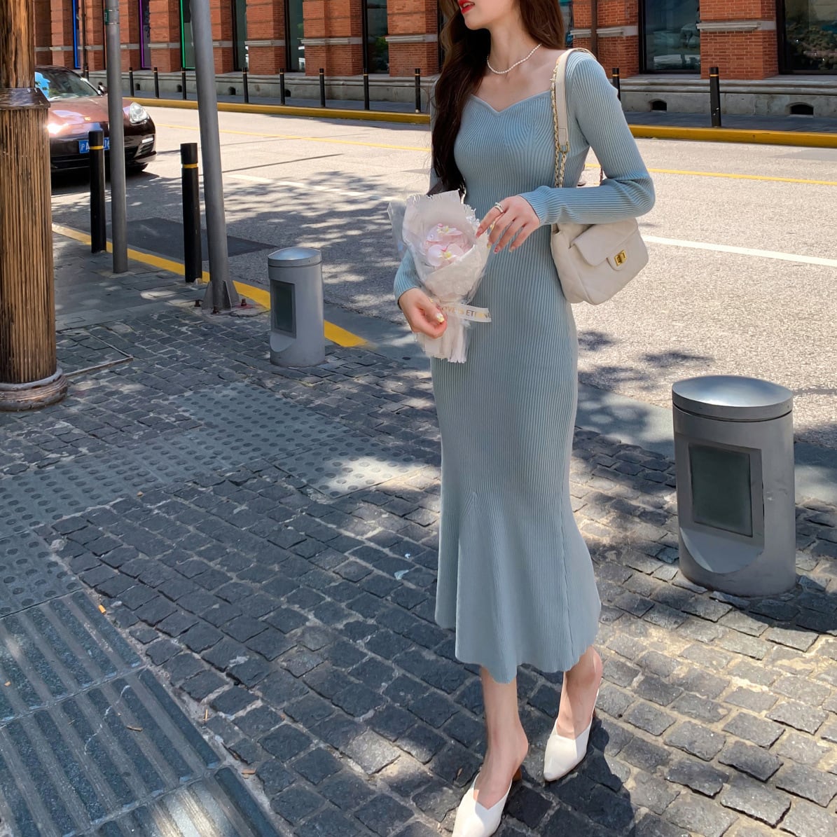 【dress】ニットワンピース　M26169