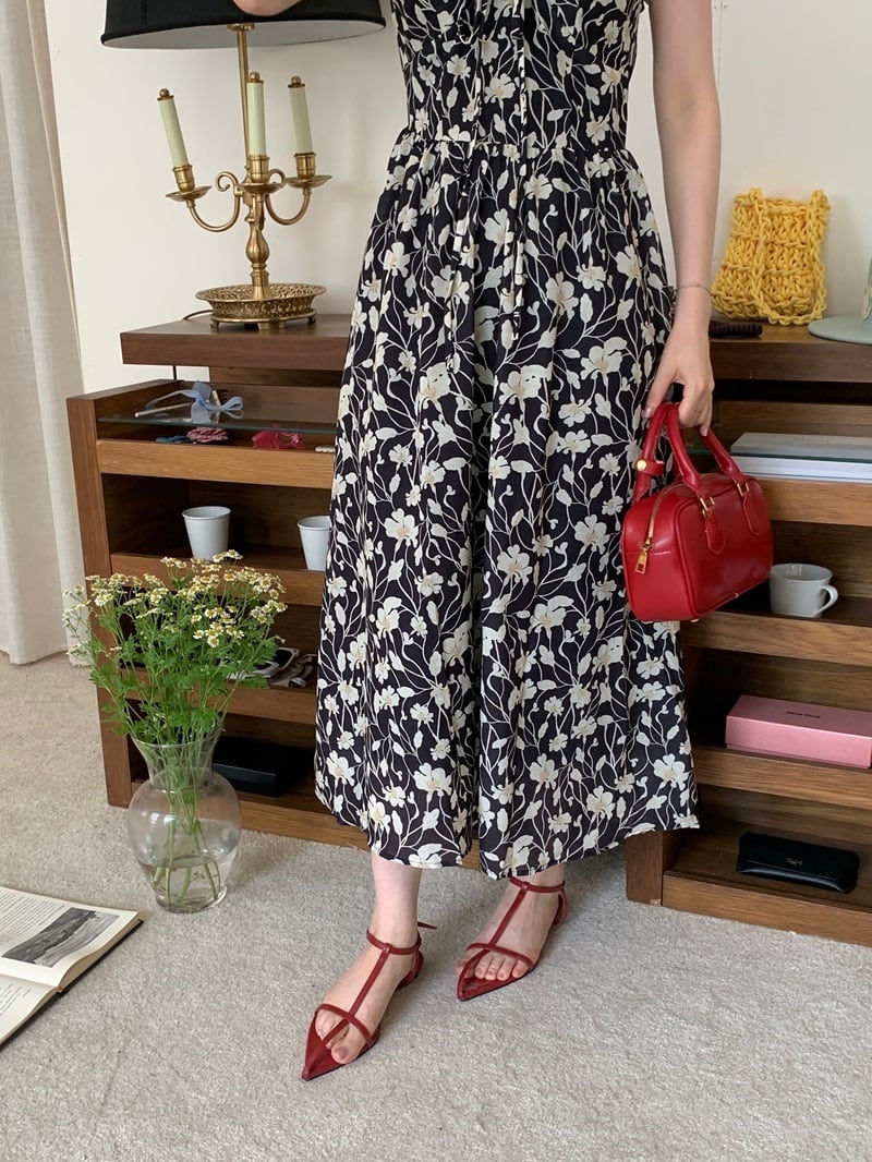 【dress】花柄ワンピース　M24469