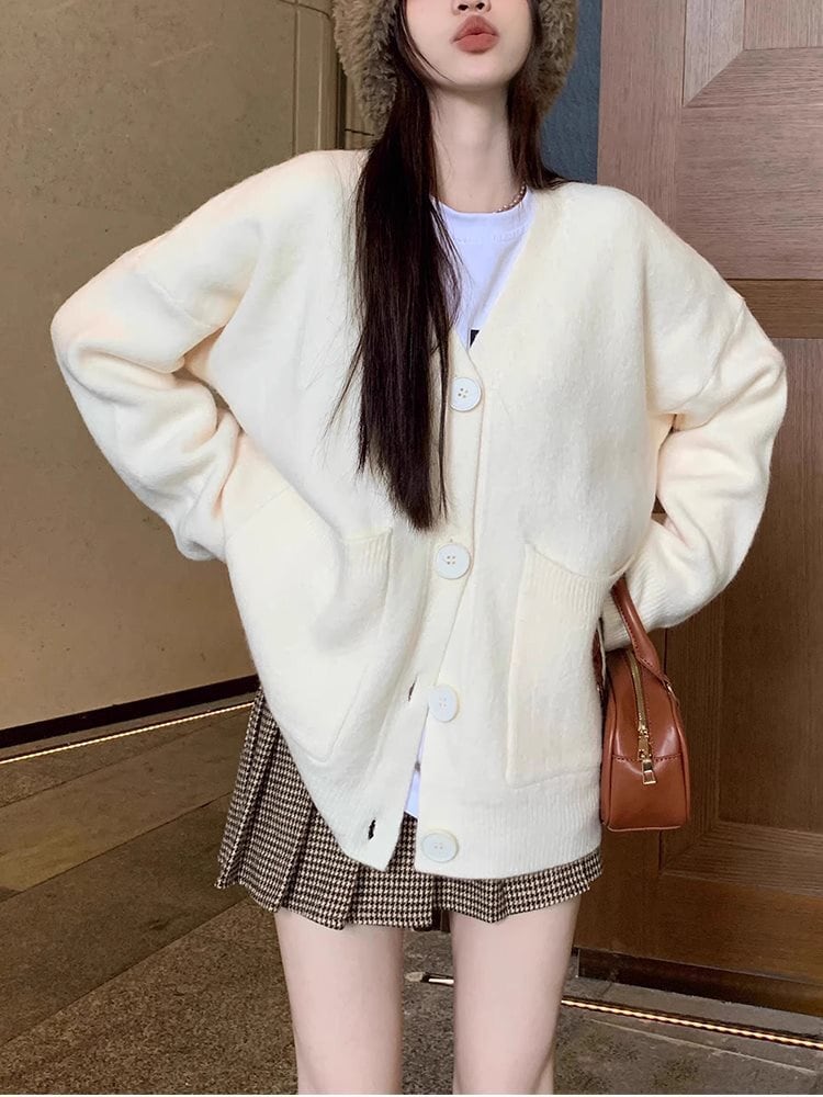 【outer】ニットカーデ　M28455