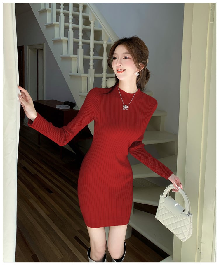 【dress】ニットワンピース　M25329