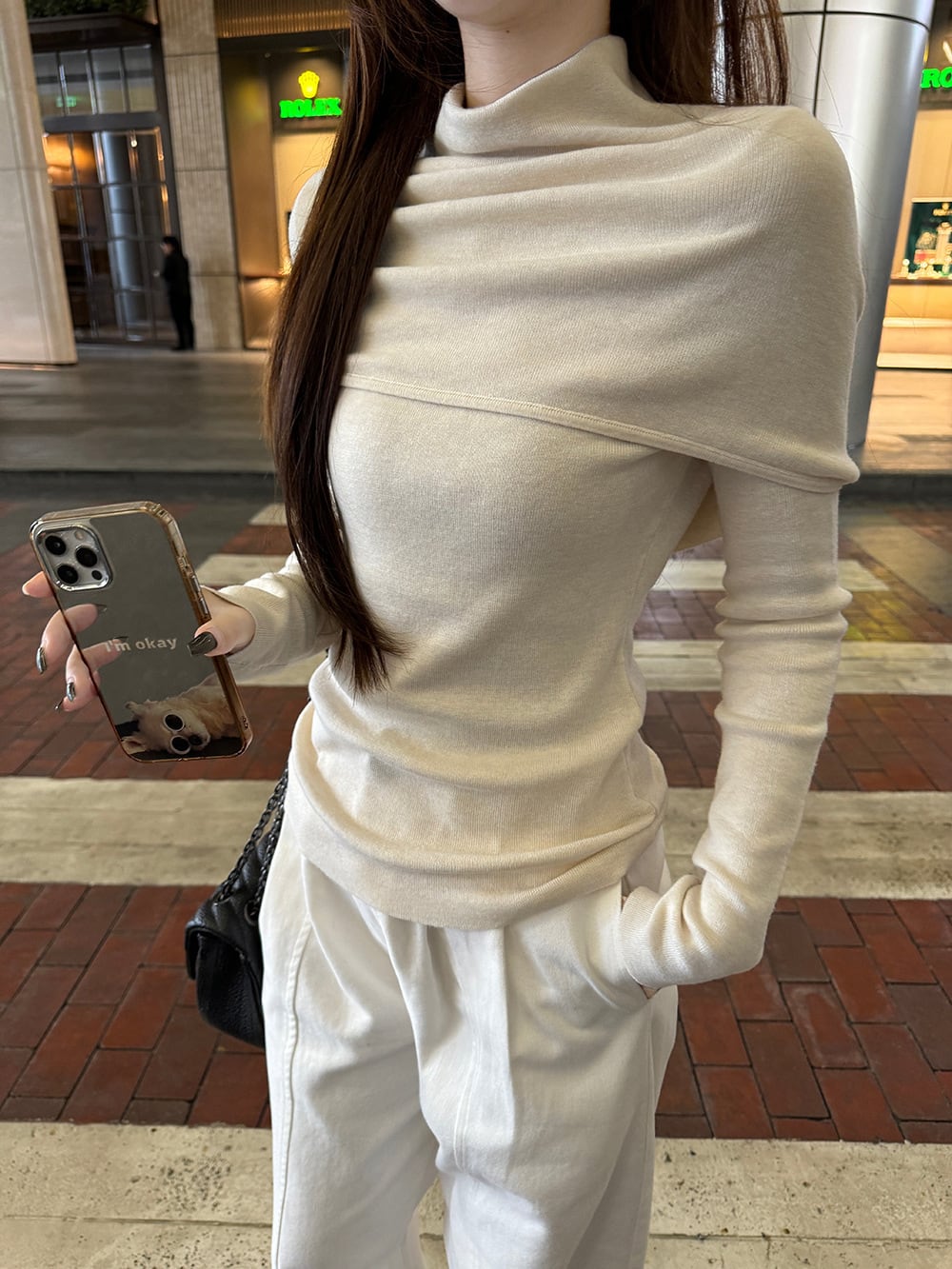 【tops】人気デザインニットトップス　M28797