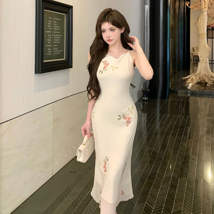 【dress】プリントキャミワンピース　M24698