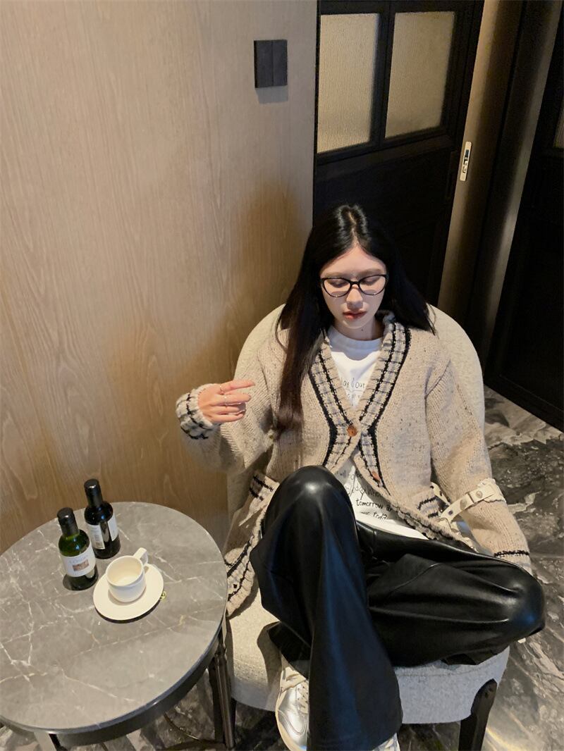 【outer】ニットカーデ　M28122