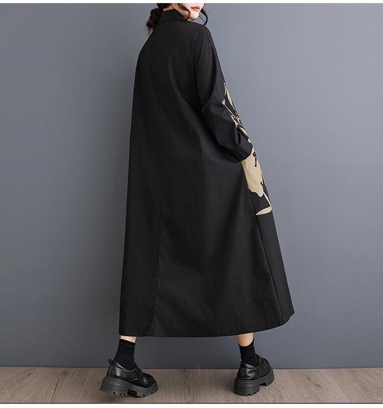 【dress】プリントカジュアルワンピース　M28452