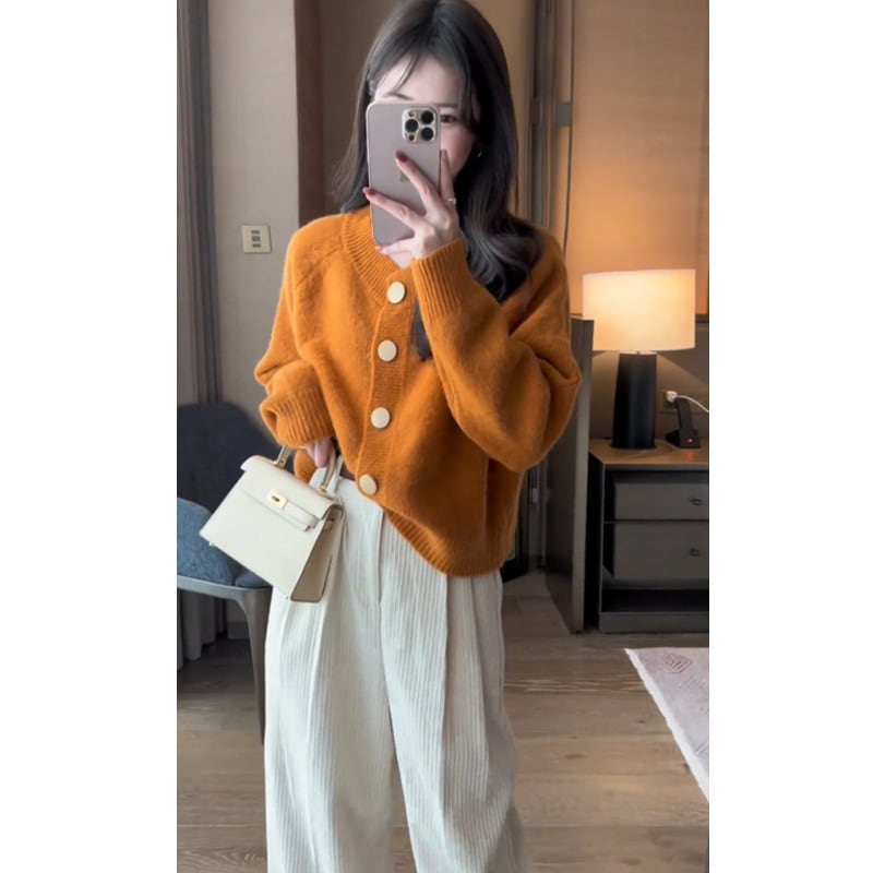 【outer】ニットカーデ　M25678