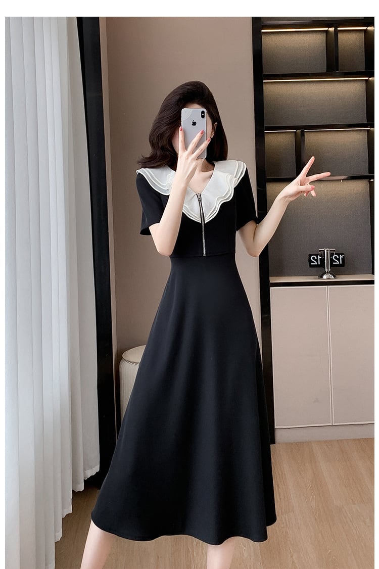 【dress】フリルデートワンピース　M24563