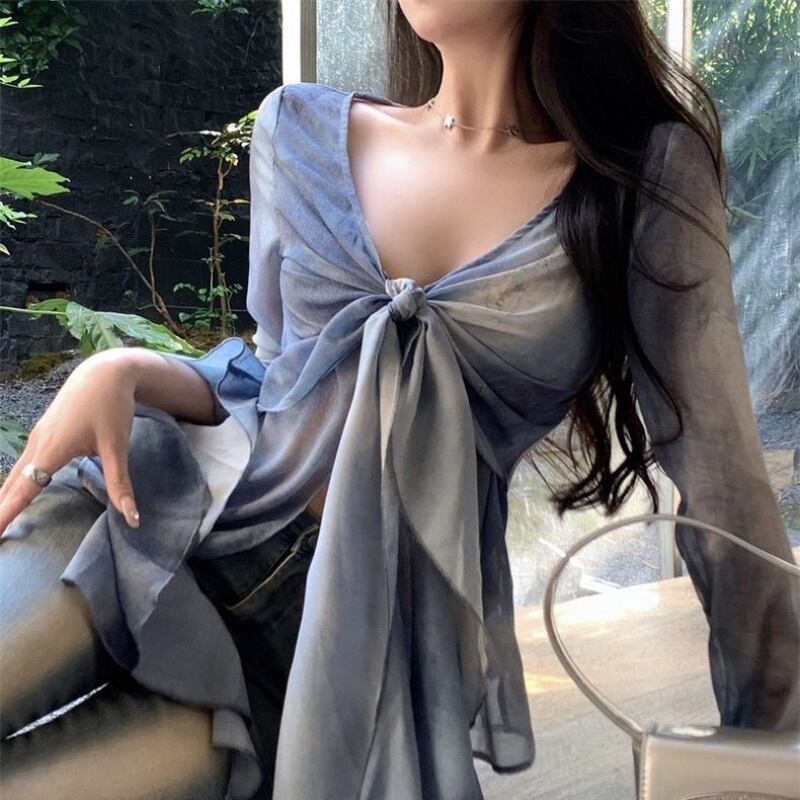 【tops】タイダイ染めブラウスG20196